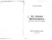 book El juego metafísico