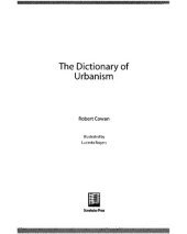 book The Dictionary of Urbanism