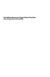 book The political economy of South Africa's transition: policy perspectives in the late 1990s