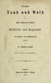 book Deutsches Land und Volk zu beiden Seiten des Oceans. Geschichte und Gegenwart