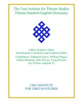 book The Uma Institute for Tibetan Studies Tibetan-Sanskrit-English Dictionary