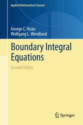 book Boundary Integral Equations