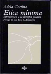 book Etica mínima: introducción a la filosofía practica