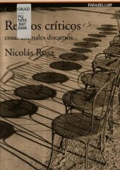 book Relatos críticos : cosas animales discursos