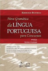 book Nova çramática da língua portuguesa para concursos