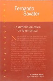 book La dimensión ética de la empresa