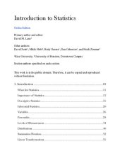 book Introduction to Statistics Online Edition