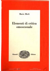 book Elementi di critica omosessuale