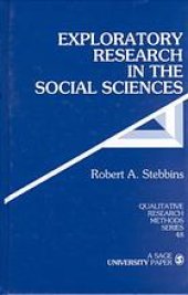 book Exploratory research in the social sciences