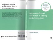 book Argument-Based Validation in Testing and Assessment