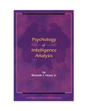 book Psychology of Intelligence Analysis