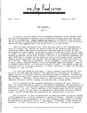 book The Ayn Rand Letter (January to May 1972)