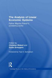 book The Analysis of Linear Economic Systems: Father Maurice Potron’s Pioneering Works