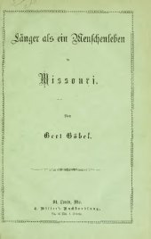 book Länger als ein Menschenleben in Missouri