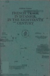 book French trade in Istanbul in the eighteenth century