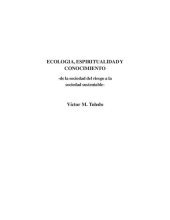 book Ecología, espiritualidad y conocimiento: de la sociedad del riesgo a la sociedad sustentable