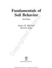 book Fundamentals of Soil Behavior