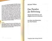 book Das Paradox der Befreiung. Säkulare Revolution und religiöse Konterrevolution