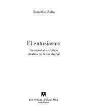 book El entusiasmo: Premio Anagrama de Ensayo (Argumentos) (Spanish Edition)