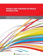 book Models and Theories of Speech Production