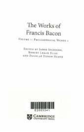 book The Works of Francis Bacon