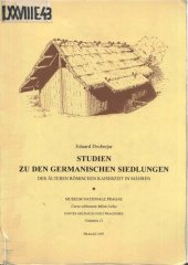 book Studien zu den germanischen Siedlungen der älteren römischen Kaiserzeit in Mähren