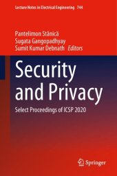 book Security and Privacy: Select Proceedings of ICSP 2020