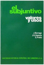 book El subjuntivo : valores y usos