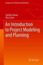 book An Introduction to Project Modeling and Planning