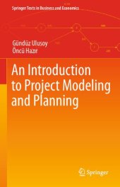 book An Introduction to Project Modeling and Planning