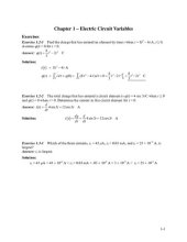 book Solutions to Introduction to Electric Circuits