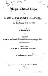 book Reisen und Entdeckungen in Nord- und Central-Afrika in den Jahren 1849 bis 1855