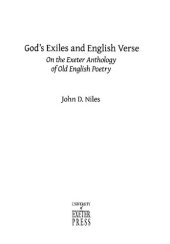 book God's Exiles and English Verse: On the Exeter Anthology of Old English Verse