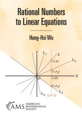 book Rational Numbers to Linear Equations