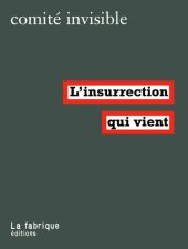 book L'Insurrection qui vient