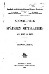 book Geschichte des späteren Mittelalter 1197 bis 1492