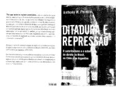 book Ditadura e repressão: o autoritarismo e o Estado de direito no Brasil, no Chile e na Argentina