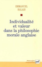 book Individualité et valeur dans la philosophie morale anglaise