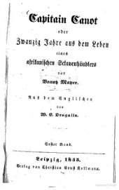 book Capitain Canot oder Zwanzig Jahre aus dem Leben eines afrikanischen Sclavenhändlers