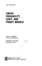 book Linear Probability, Logit, and Probit Models