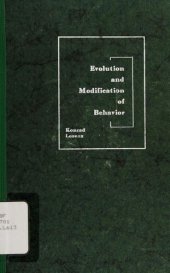 book Evolution and Modification of Behavior