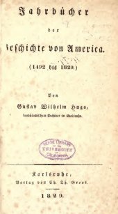 book Jahrbücher der Geschichte von America (1492 bis 1829)