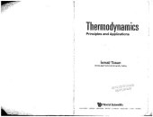 book Thermodynamics: Principles and Applications