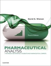 book Pharmaceutical Analysis: A Textbook for Pharmacy Students and Pharmaceutical Chemists