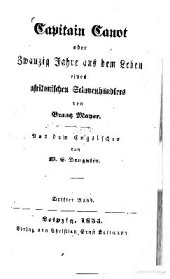 book Capitain Canot oder Zwanzig Jahre aus dem Leben eines afrikanischen Sclavenhändlers