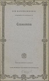 book Die Kaiserchronik. Ausgewählte Erzählungen. II. Crescentia