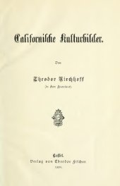 book Californische Kulturbilder