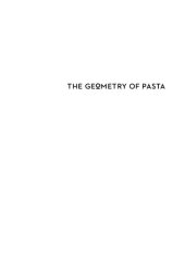 book The Geometry of Pasta