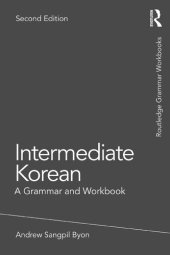 book Intermediate Korean: A Grammar and Workbook