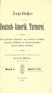 book Jahrbuch der Deutsch-Amerik. Turnerei